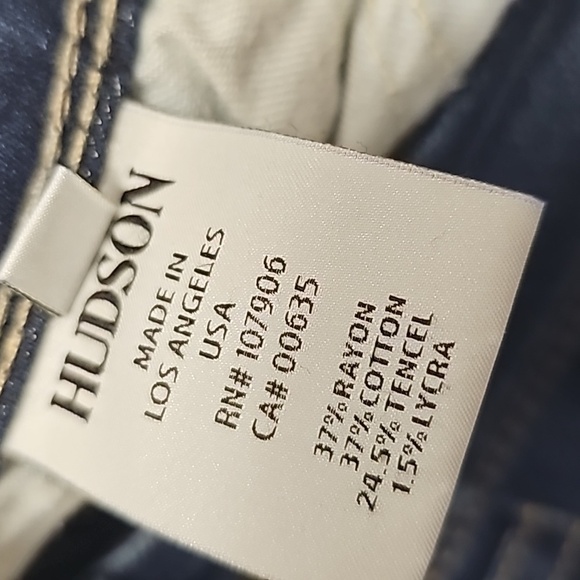 Hudson Flare Jeans Size 29 Made in the USA denim luxury American - Picture 7 of 13